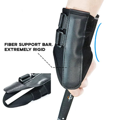 Golf Wrist Brace for Beginners Swing Trainer Aid Prevent Wrist Flip Arm Angle Corrector Hand Position Fixer for Standard Posture
