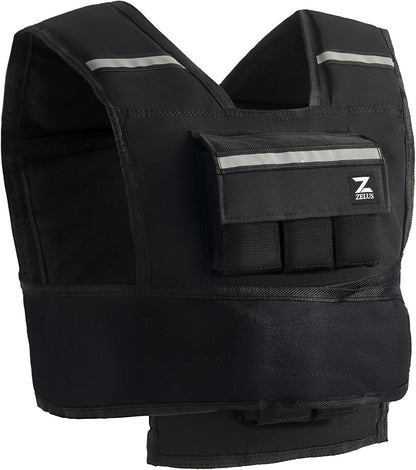 23Lb|45Lb Weighted Vest with Iron Weights for Exercise, Adjustable Weight Vest for Men, Workout Vest for Home Workouts Cardio Strength Training Weight Loss