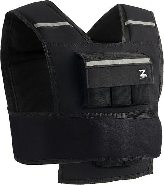 23Lb|45Lb Weighted Vest with Iron Weights for Exercise, Adjustable Weight Vest for Men, Workout Vest for Home Workouts Cardio Strength Training Weight Loss