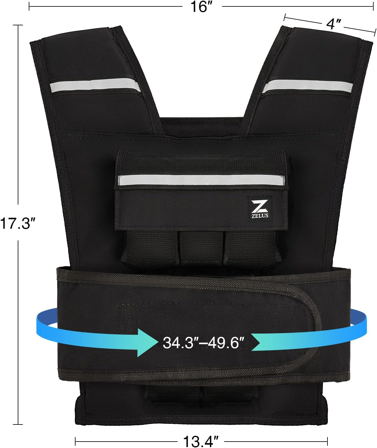 23Lb|45Lb Weighted Vest with Iron Weights for Exercise, Adjustable Weight Vest for Men, Workout Vest for Home Workouts Cardio Strength Training Weight Loss