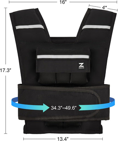 23Lb|45Lb Weighted Vest with Iron Weights for Exercise, Adjustable Weight Vest for Men, Workout Vest for Home Workouts Cardio Strength Training Weight Loss