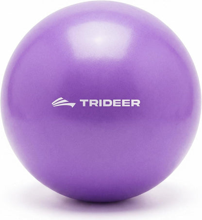9-Inch Pilates Ball, Small Exercise Ball for Yoga, Core Training, Physical Therapy, Balance, Stability and Stretching Pilates Equipment with Inflation Straw